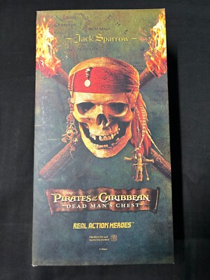 REAL ACTION HEROES JACK SPARROW Medicom Toy MINT IN BOX 1:6