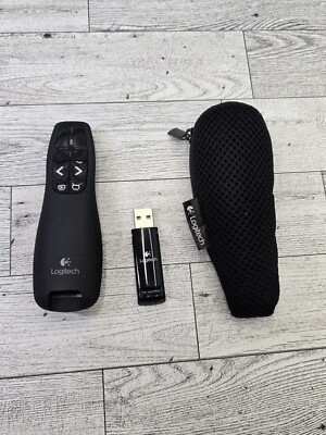 Logitech Wireless Presenter R400 Laser Presentation Remote Clicker 910-001354