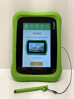 LeapPad  Epic 7 inch Tablet - TESTED and working - Factory Reset Used Read