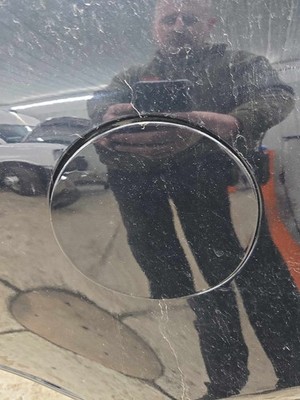 Used Fuel Tank Door fits: 2009 Cadillac CTS Black Raven Grade A+