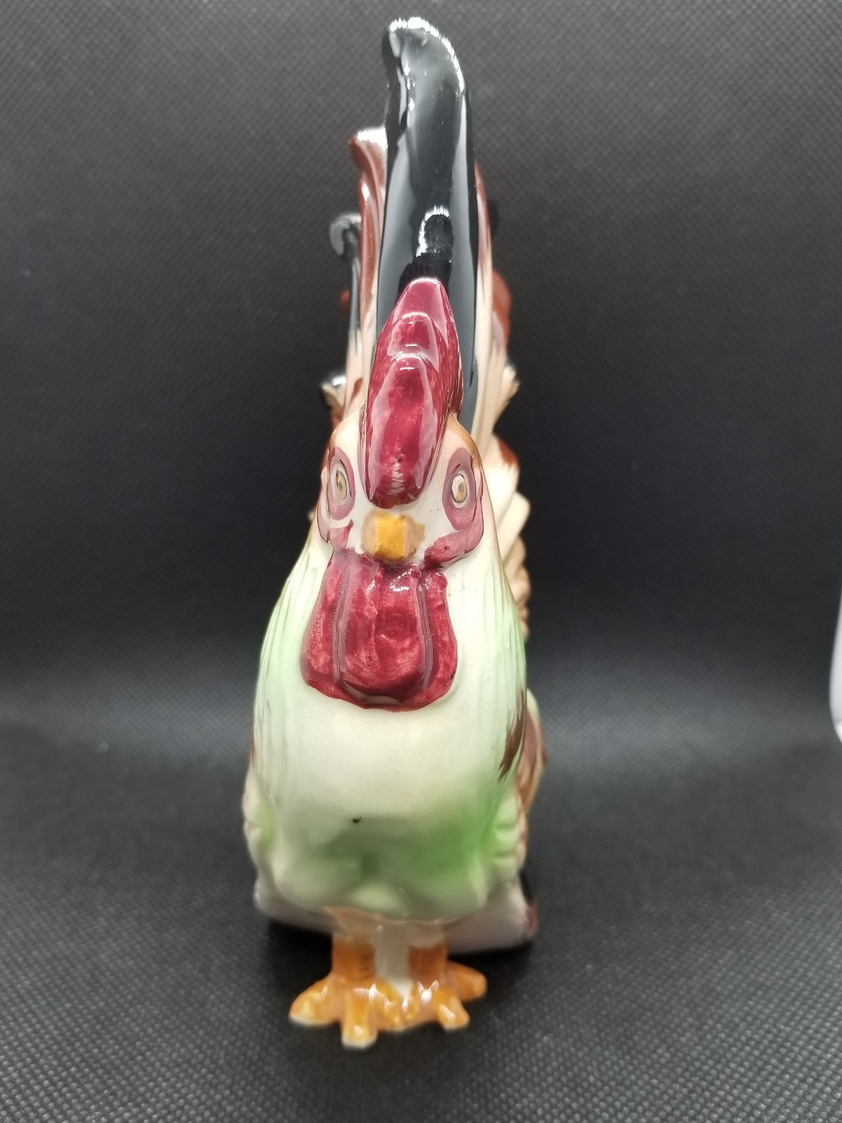 Vintage Ceramic Porcelain Rooster Figurine Japan