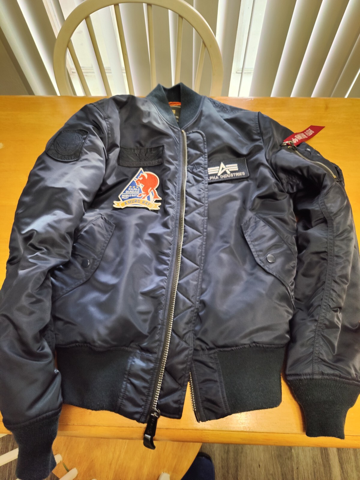 Alpha Industries x Strict-G Amuro Ray Ma-1 Jacket | eBay Alpha Industries x Strict-G Amuro Ray Ma-1 Jacket | eBay