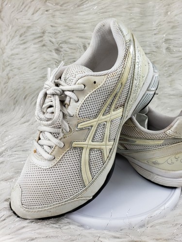 ミンミン Asics T080N Gel-Harumi Vanilla Mesh Lace-Up Running Sneakers