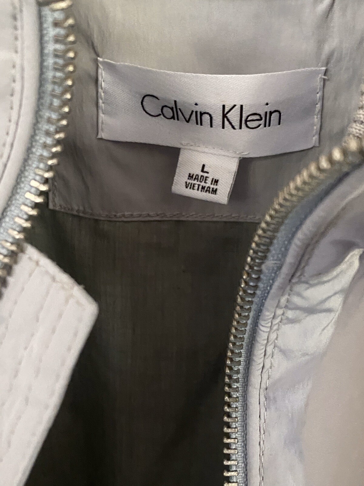 Calvin Klein Grey Jacket Size 