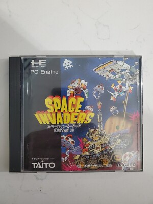 Space Invaders PC Engine (Turbografx-16) HuCard Japan import US Seller