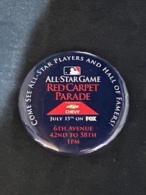 New York Yankees 2008 All Star Game Red Carpet SGA Pin Button MLB Baseball 2''