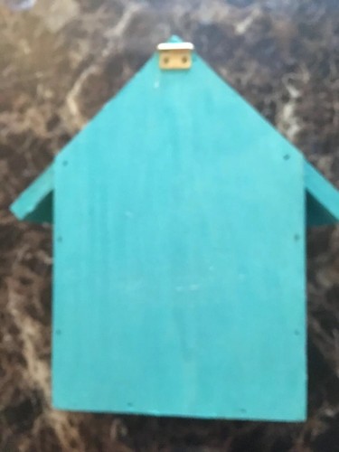 Mason Bee House Hotel Decor Garden Bee Nest Bamboo Save The Bees - Blue
