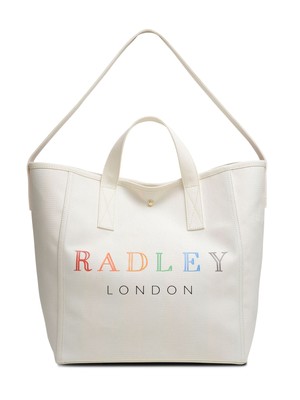 

RADLEY LONDON Женская бежевая пляжная сумка-тоут с логотипом Pride, 25 ремешков, кошелек, Бежевый, RHV43101