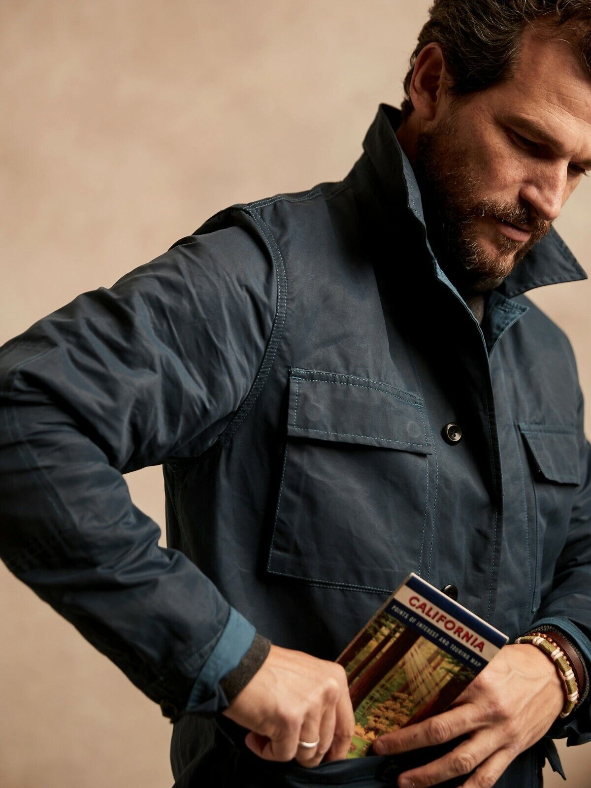 Banana Republic Water-Resistant Field Jacket, Utility Blue Banana Republic Water-Resistant Field Jacket, Utility Blue