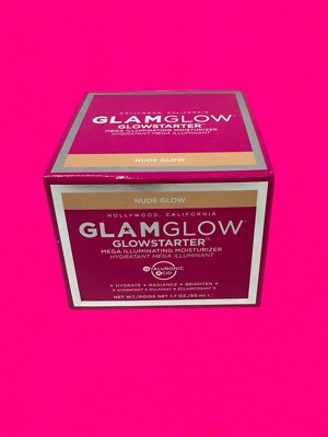 GlamGlow GLOWSTARTER 1.7oz Mega Illuminating Moisturize Nude Glow NEW