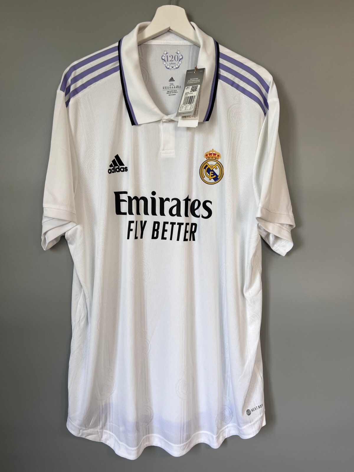 REAL MADRID Authentic ユニフォームSサイズ adidas Men's Real Madrid Authentic Home Jersey 2021-22