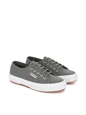 Женские спортивные кроссовки SUPERGA серого цвета с ушками цвета темного шалфея Cotu Toe 9,5 М