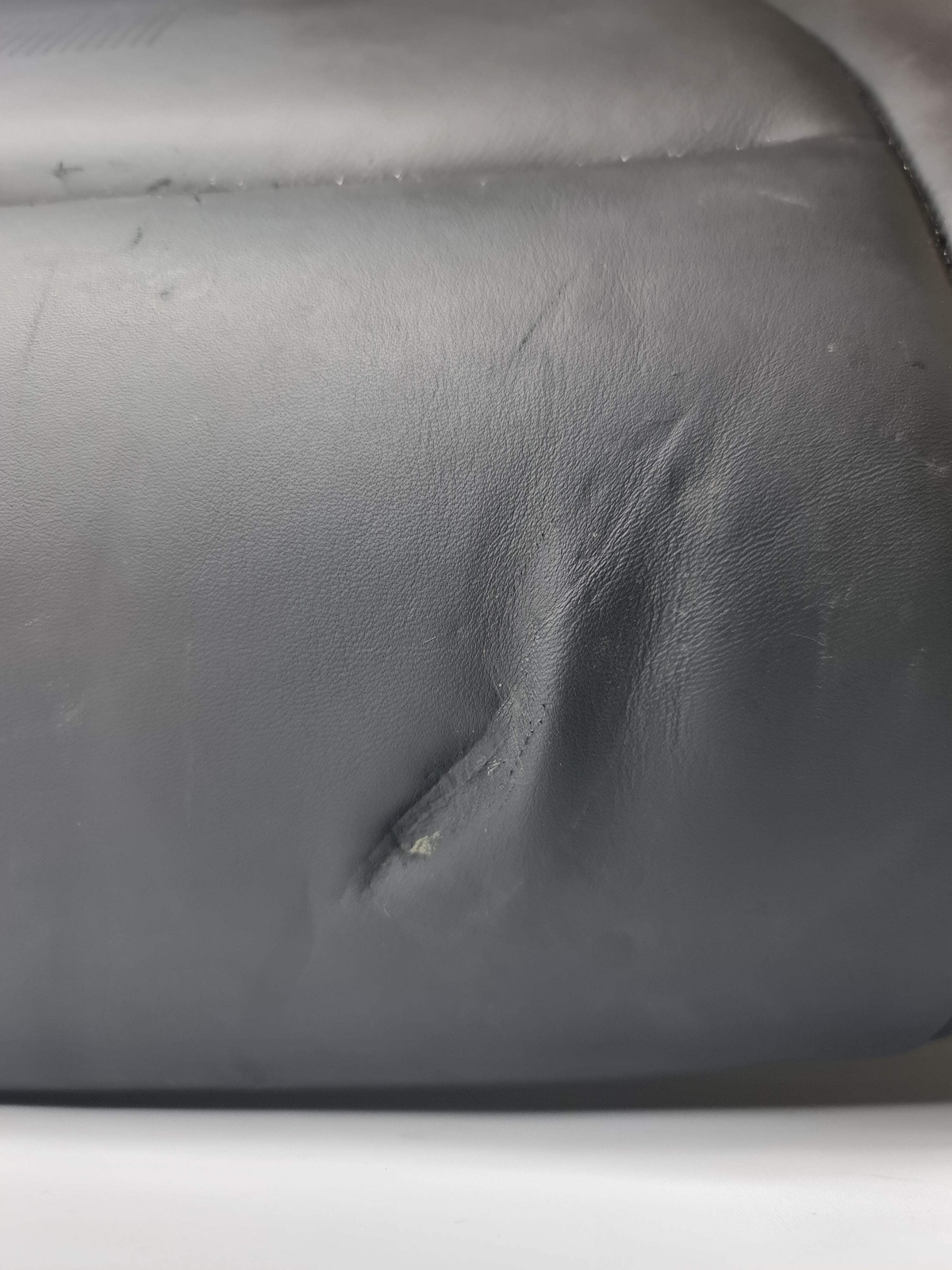 0 Seat Rear Lower Bottom leather Cushion Black OEM BMW F80 M3 2015-2018 image 5