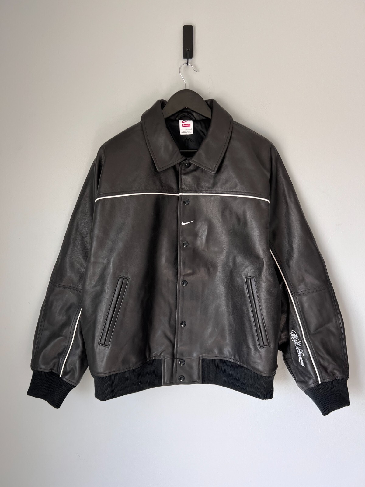 supreme nike sb varsity jacket