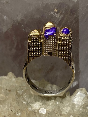 Chicago ring size 6.50 Urban building band sterling silver women girls