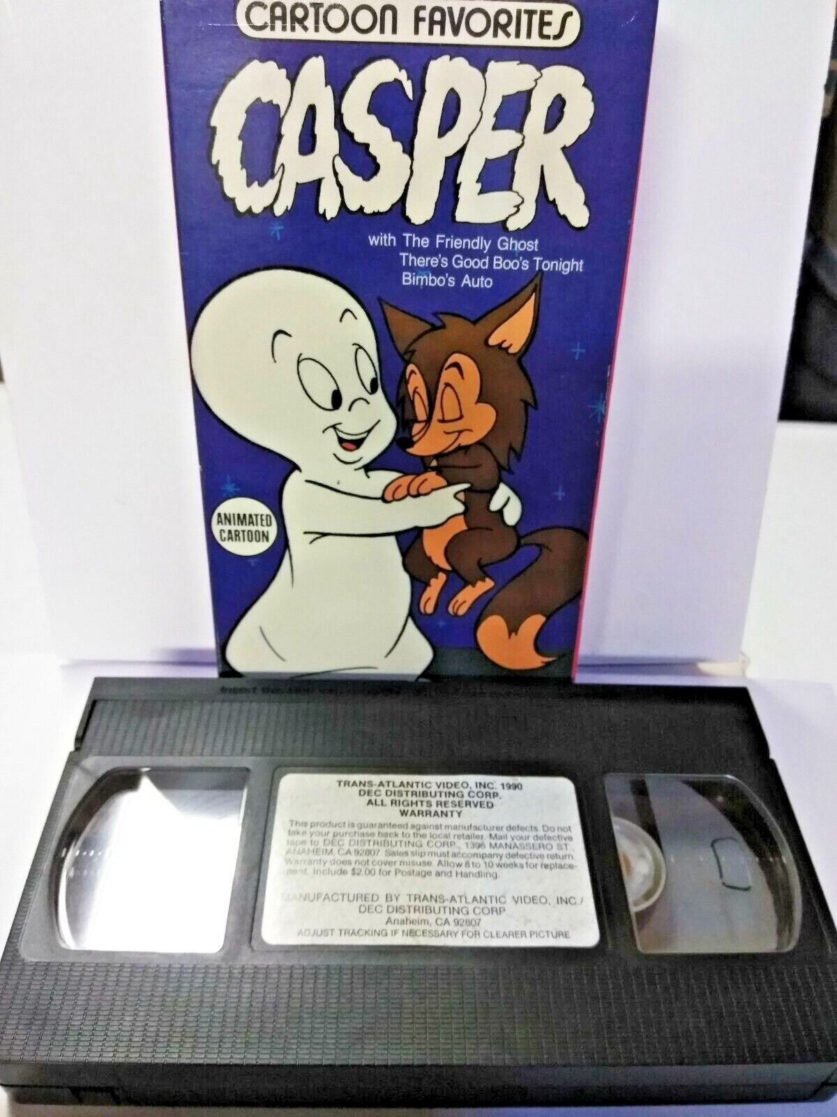 ビンテージ キャスパー 1994年Casper the Friendly VINTAGE Cartoon Classics Casper With The Friendly Ghost