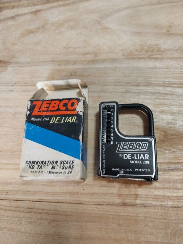 Vintage Zebco Combination Scale Model 208 De- Liar New In Box Found In...