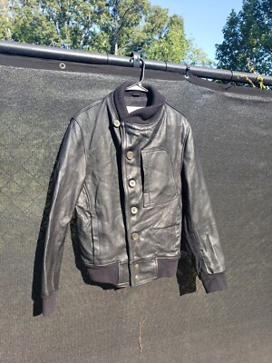 VTG COCKPIT CIVILIAN PILOT TRAINING LEATHER JACKET MADE IN USA MENS LARGE 1939
