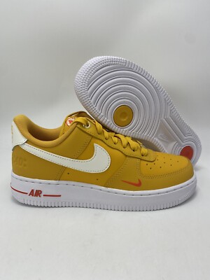 Nike Wmns Air Force 1 '07 SE Yellow White Shoes DQ7582 700 Womem's Size 6.5