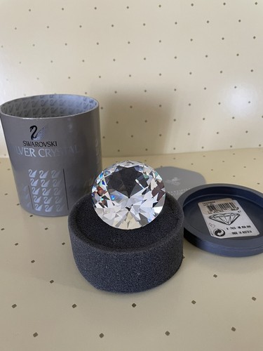 スワロフスキー クリスタル シャトン Art.7433 クリア ペーパーウェイト 置物 インテリア 箱付 SWAROVSKI Swarovski Crystal ~ Small Chaton ~ Mint In Box 7433 NR 050