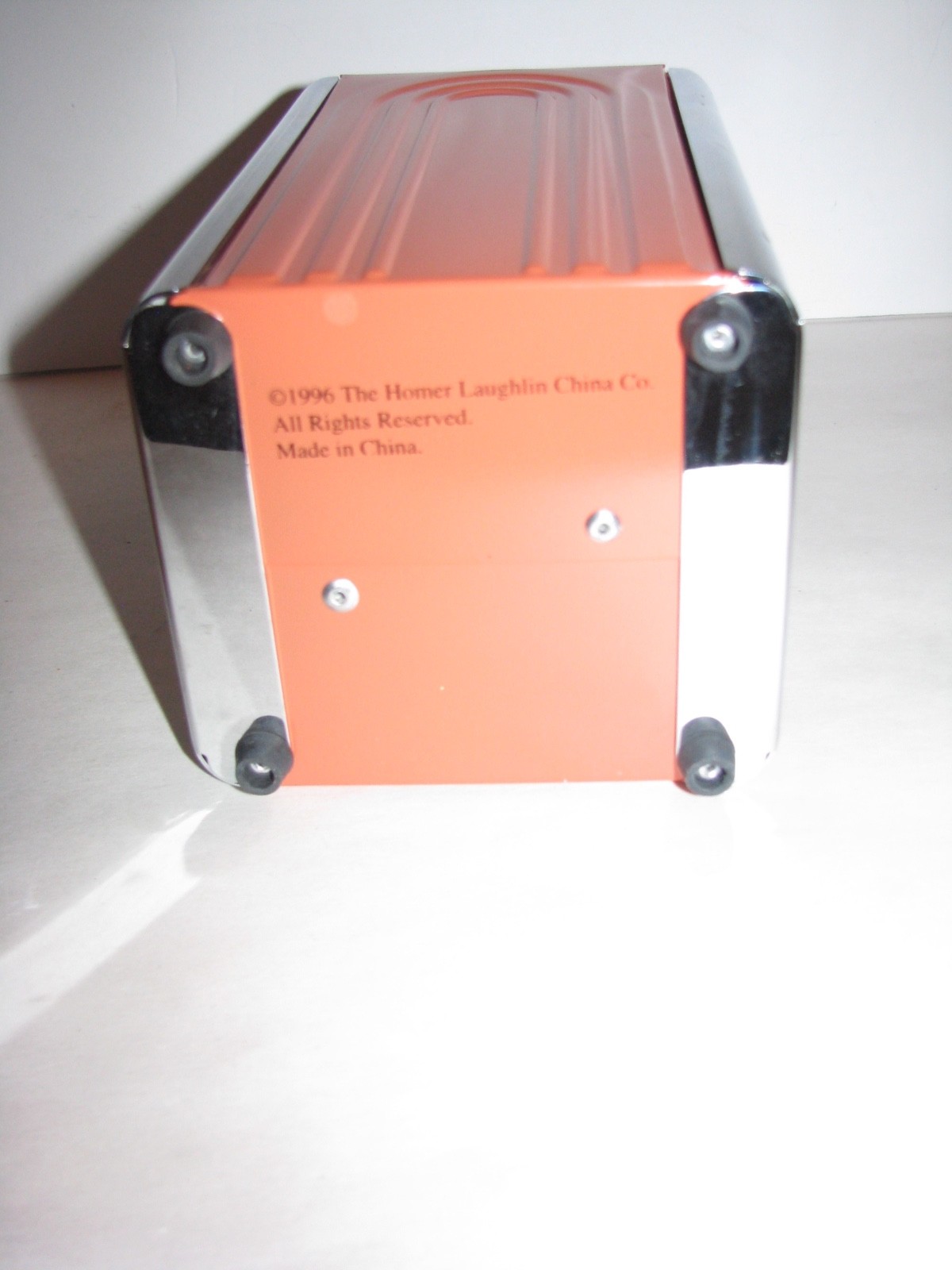 Fiestaware, Napkin Dispenser, Fiesta, Persimmon orange, Excellent