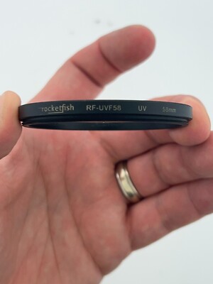 Rocketfish 58mm Ultra Violet UV Lens Filter - Model RF-UVF58 EUC