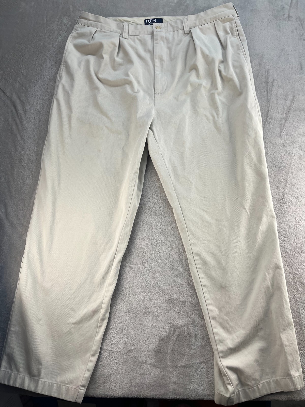 Polo Ralph Lauren Pants Men 42x36 Classic Chino Pleated
