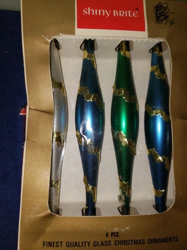 Lot Of 24 Gorgeous Vintage Shiny Brite Glass Ornaments