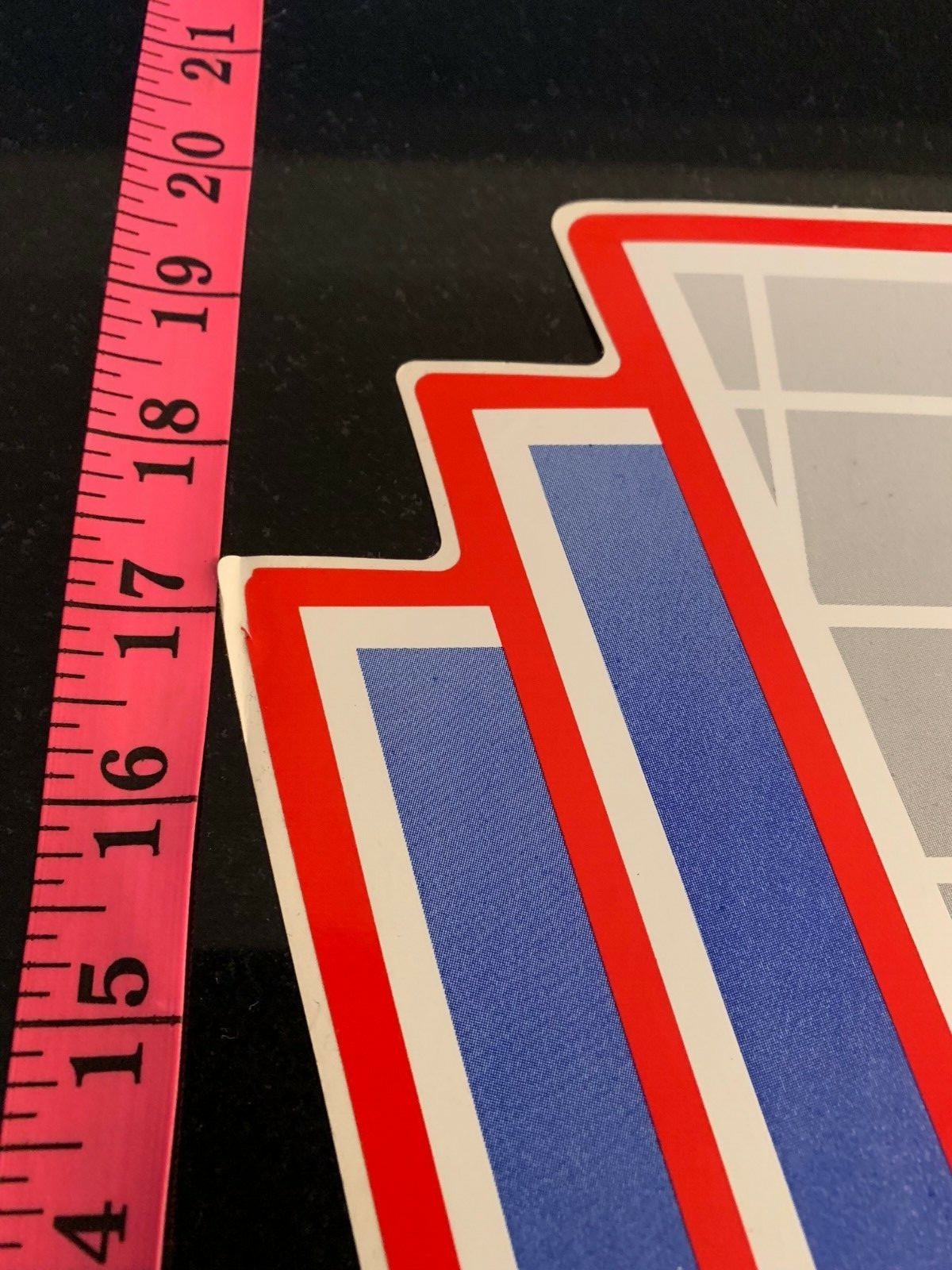 Tecmo Side Art Cabinet Arcade 1X Vinyl Sticker NOS