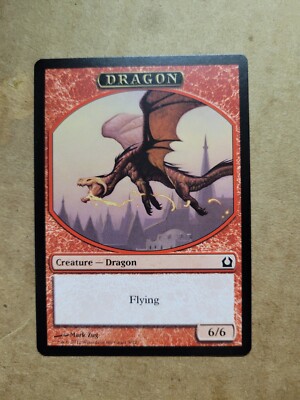 Dragon TOKEN MTG ENGLISH Return to Ravnica LP/NM RTR 5 Magic Red BULK DISCOUNT