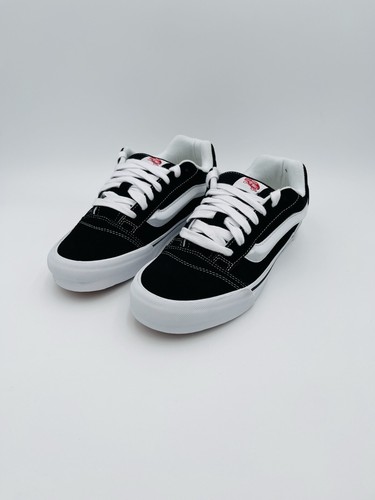 VANS Knu Skool Skate men's sneakers VN0009QC6BT LOW TOP BLACK CASUAL True White