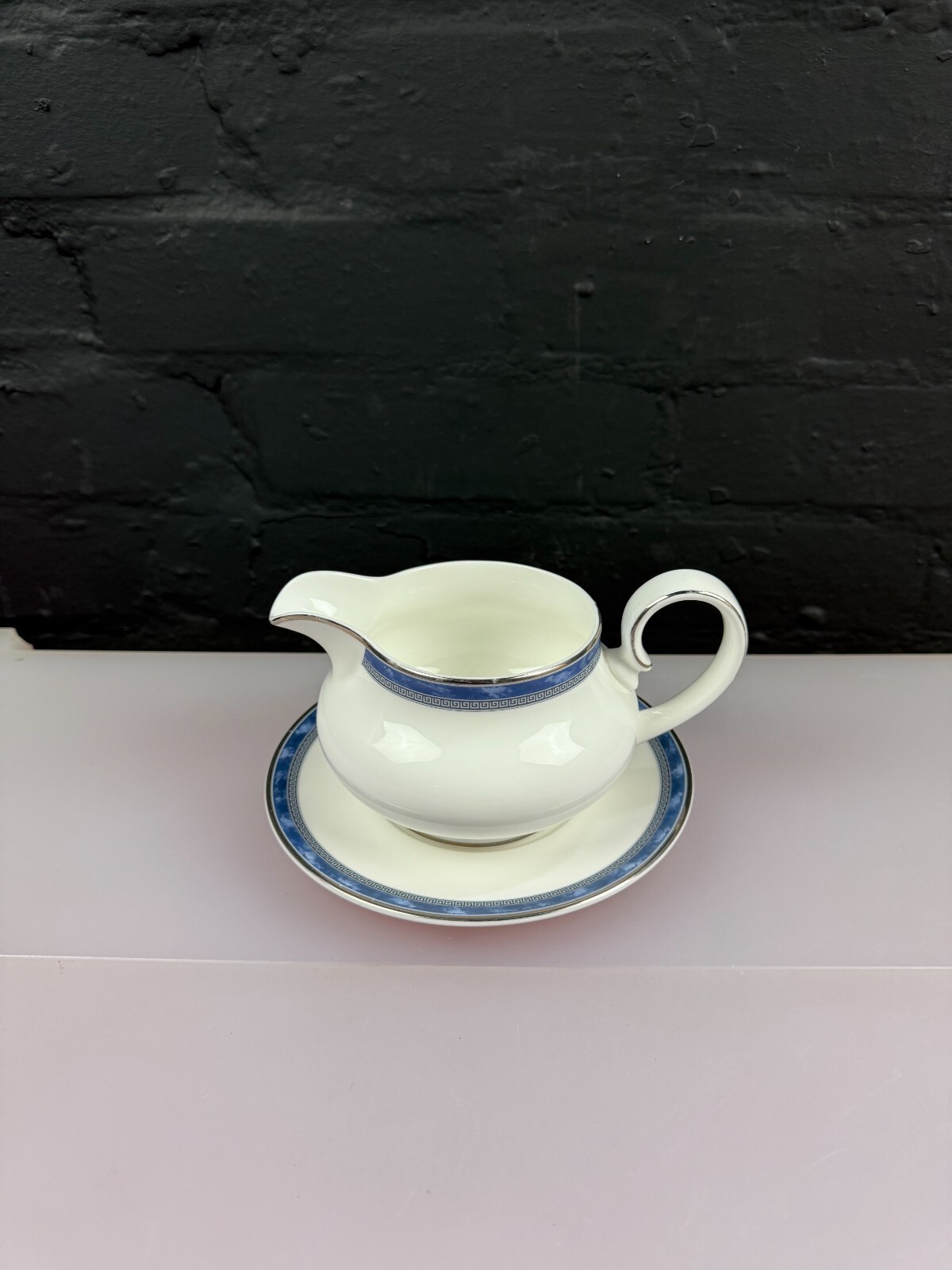 Royal Doulton Atlanta H5237 Gravy Boat Sauce Jug and Stand / Saucer Last 2 Sets
