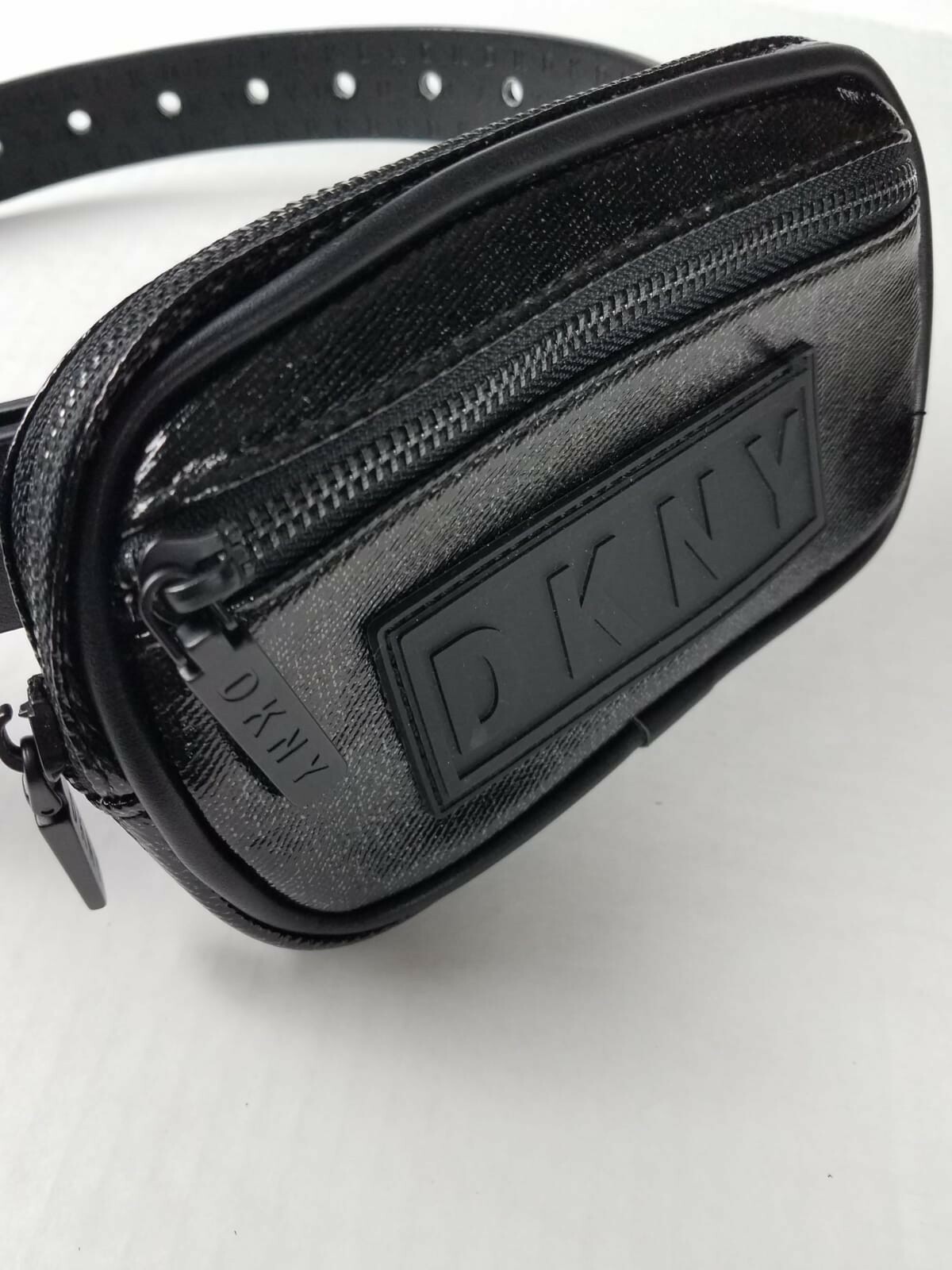 DKNY Black Fanny Pack Waist Belt Bag Mini Dress Waist Bag Size Medium Small 58 eBay