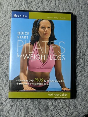 Quick Start Pilates for Weight Loss (DVD, 2005, 2-Disc Set, DVD+CD)