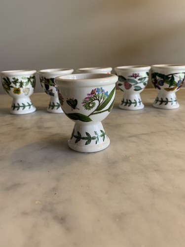 Portmeirion Botanic Garden Egg Coddler Set Of 6 No Duplicates