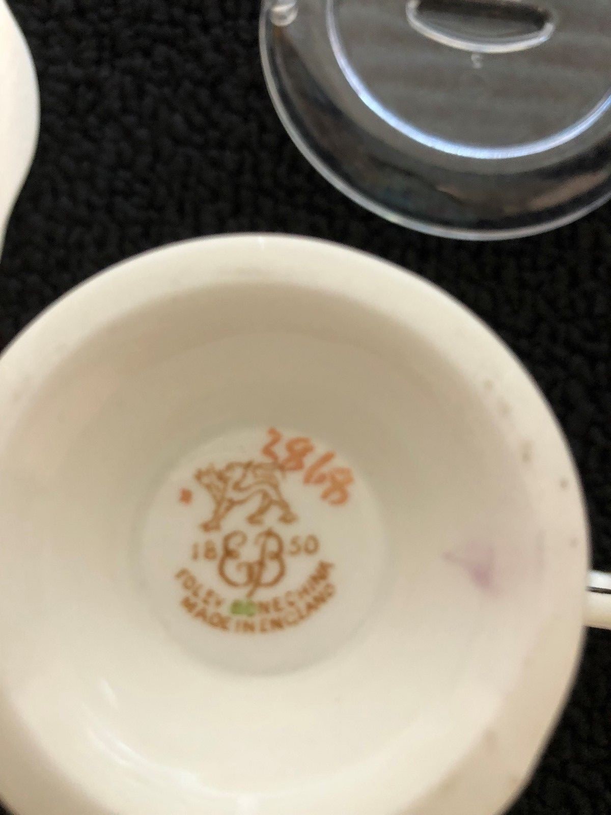 Vintage Foley Bone China light green floral tea cup & saucer pre-owned