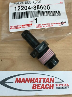 NEW GENUINE TOYOTA PCV VALVE 12204-88600 1.8L 2ZZGE