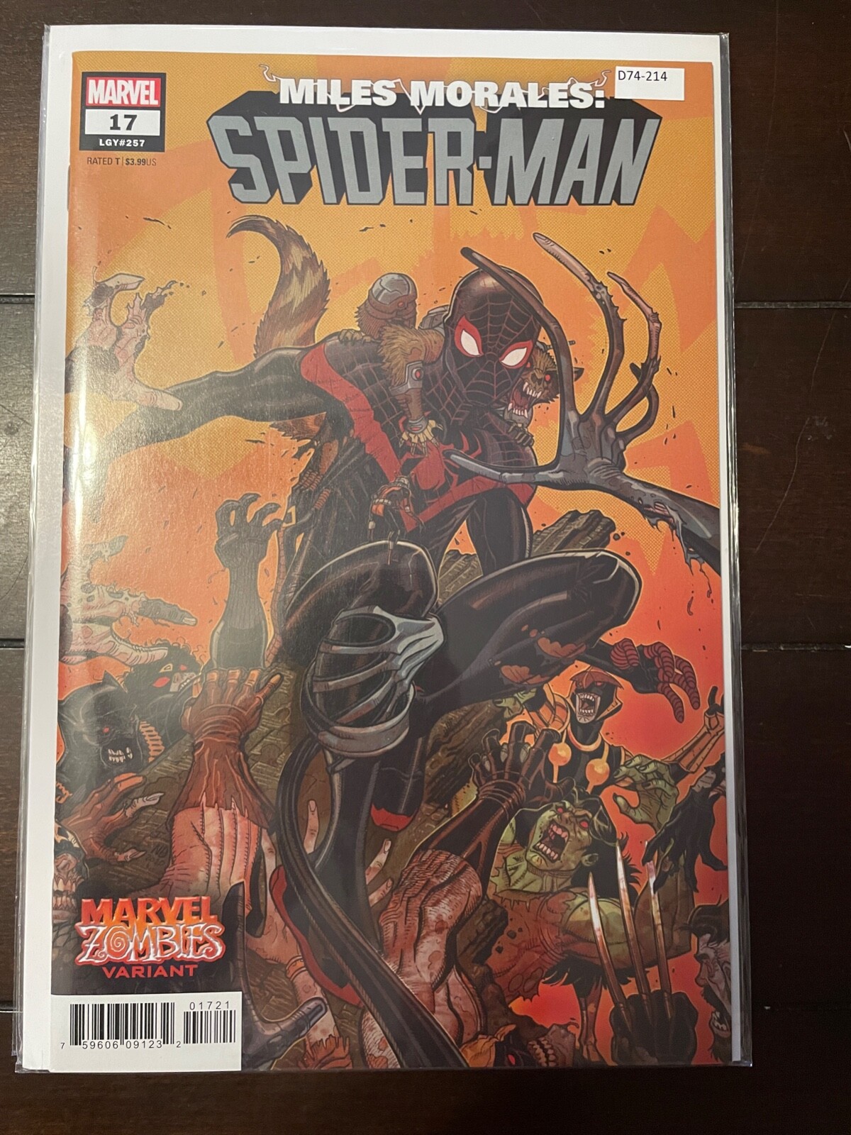 Miles Morales: Spider-Man 17 Zombie Variant High Grade 9.8 Marvel