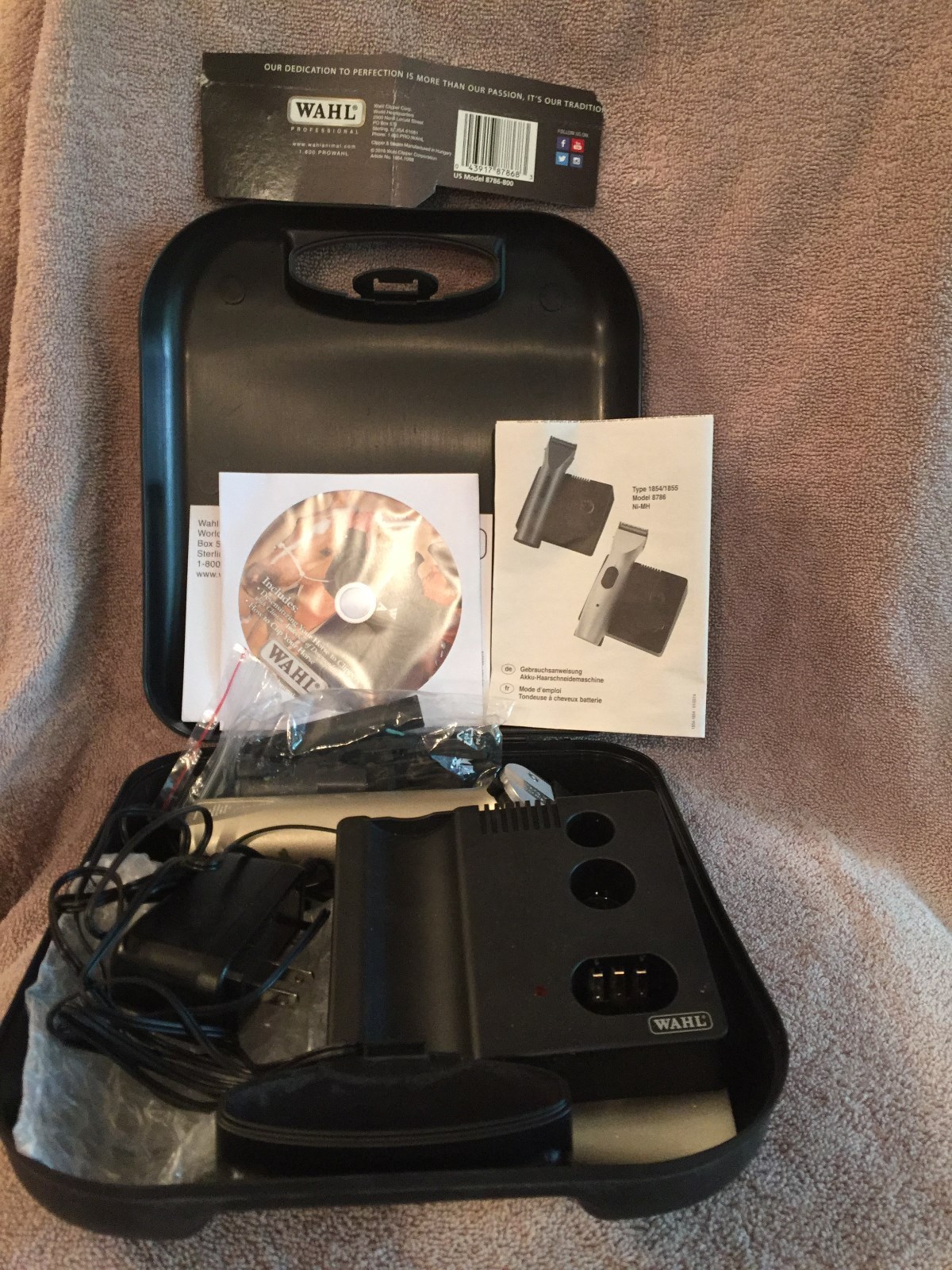 Wahl Professional Cordless Horse Equine Clippers- 08786