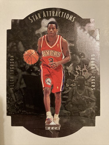 Allen Iverson 1997-1998 Upper Deck Star Attractions Card #sa9
