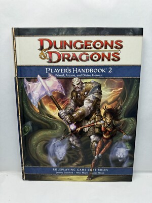 Dungeons and Dragons Players Handbook 2 Role Playing  Game Core Book 2009
