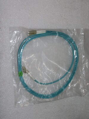 2m LC-LC 50/125 Multimode 10 Gb Fiber Patch Cable Aqua
