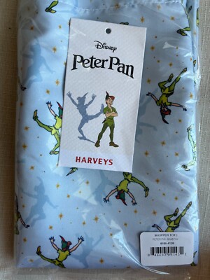 Harveys Disney Peter Pan Shadow Shopper Tote NWT