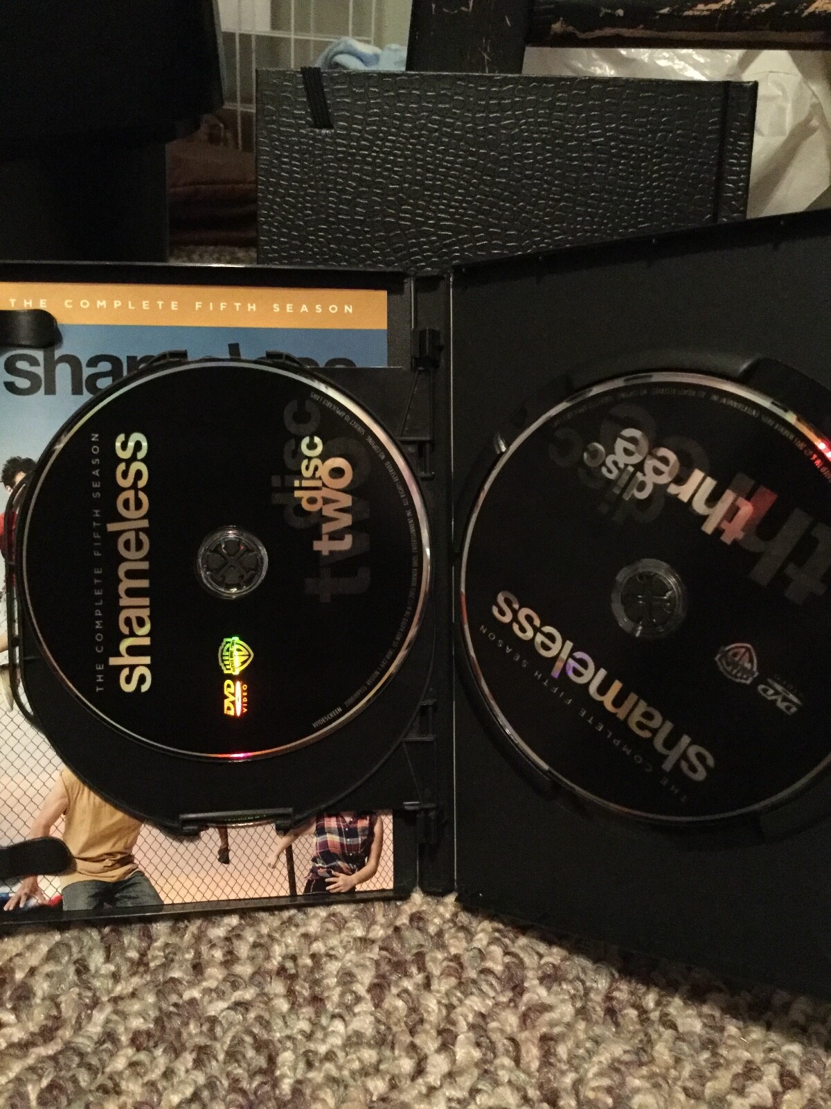 BRAND NEW OPENED BOX SHAMELESS COMPLETE FIFTH SEASON (DVD) 3 DISKS 2015