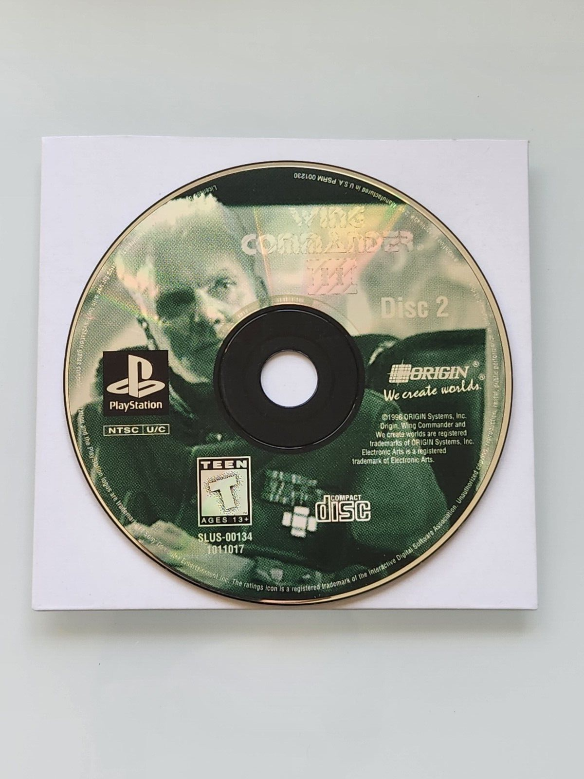 Wing Commander 3 III: Heart of the Tiger (Sony PlayStation 1, 1996) DISC 2 ONLY