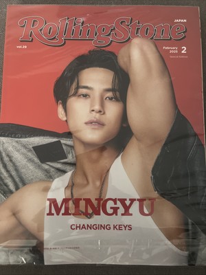 SVT MINGYU winter 2025 マガジン (Bタイプ) Magazine Mingyu Seventeen Rolling Stone Japan vol29 Special