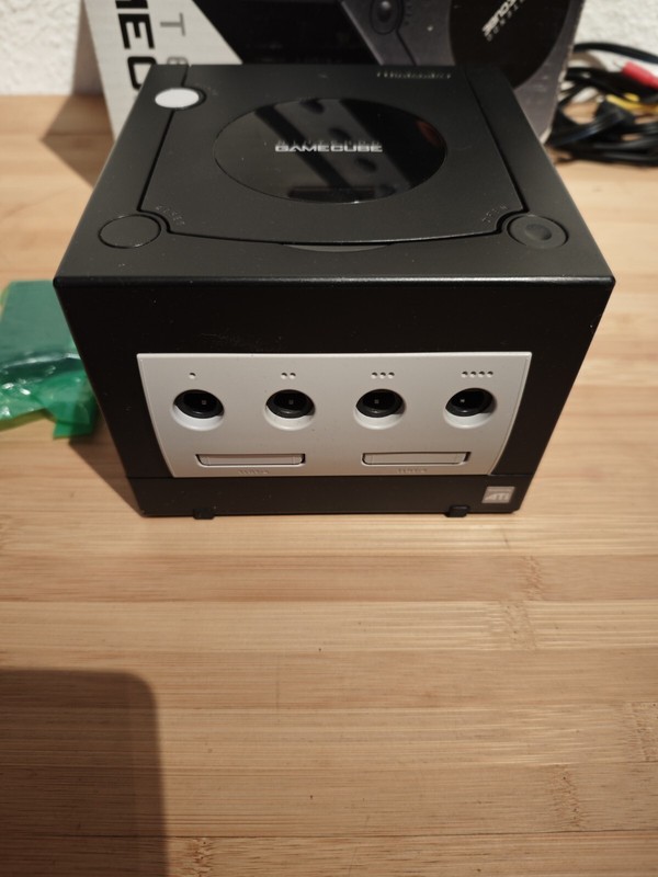 Nintendo Gamecube Pal - Schwarz (Dol-001) - Kmpl. + Rgb - Ohne Controller - Ovp