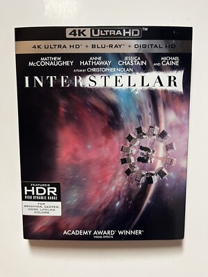 Interstellar (4K UHD Blu-ray/Blu-ray, Digital HD) NEW w/slipcover