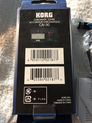 KORG CHROMATIC TUNER CA-30 NEW