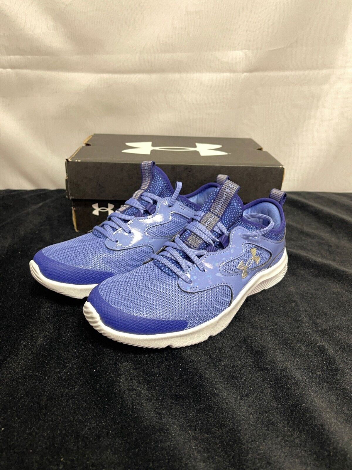 Under Armour GGS Infinity 2.0 Print 3026166-400 Girls Blue Running Shoes Sz 3.5 Under Armour GGS Infinity 2.0 Print 3026166-400 Girls Blue Running Shoes Sz 3.5